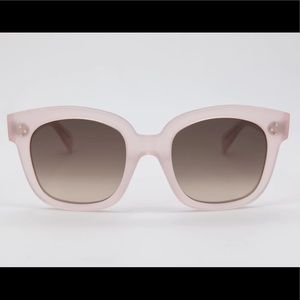 CELINE Large Oversized Square Sunglasses in Milky Pink Acetate - NEW